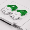 SparSet 20x Scharnierdeckel Verschluss-Pack für Eurobox Produktbild-Vorschau 1