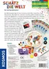 The image shows the back of a board game box, displaying game components, instructions, and marketing text. Náhled obrázku produktu