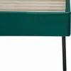 Close-up of a bed frame showing the side and a leg. Produktbild-Vorschau