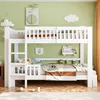 Zestaw łóżka piętrowego Kinder o wymiarach 90x200 cm, Podgląd zdjęcia produktu 2