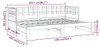 vidaXL Dagbed uitschuifbaar, 2x (90x200) cm, massief Productafbeelding-voorbeeld 7