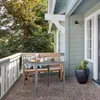 Relaxdays Gartentisch, HBT: 74 x 78 x 78 cm, Balkontisch Produktbild-Vorschau 5