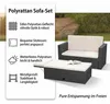 Mucola Mobili da giardino Polyrattan Lounge Chair Sofa Anteprima dell’immagine prodotto 3