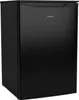 A black Bomann refrigerator is shown from a three-quarter angle against a white background. Produktbild-Vorschau