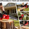 TEENO Tronconneuse a Batterie, Mini Tronçonneuse Électrique Voir les images du produit 7