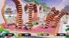 A video game scene featuring cartoon characters stacking food items in a colorful, stylized environment. Produktbild-Vorschau