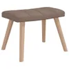 vidaXL Schaukelstuhl mit Hocker Stoff Taupe Produktbild-Vorschau 11