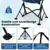 COSTWAY Skládací kempingová židle, skládací židle s Náhled obrázku produktu 6