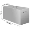 A 3D rendering of a stainless steel water bath canner with dimensions indicated. Podgląd zdjęcia produktu