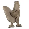 Clayre & Eef Figur Huhn 31x16x35 cm Braun Holz Produktbild-Vorschau 3