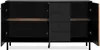 Sideboard Monza | mit 3D-Lamellen | Artisan Oak / schwarz Produktbild-Vorschau 4