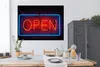 MuchoWow® Poster Ein beleuchtetes Schild mit dem Text open Produktbild-Vorschau 3
