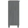 vidaXL Dressoir HAMAR, donkergrijs, 85x35x80 cm, massief Productafbeelding-voorbeeld 4