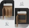 Alpenberger Gäste WC Waschbecken mit Unterschrank 45 cm | Produktbild-Vorschau 4