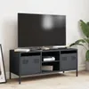 vidaXL Szafka pod TV antracyt 101,5x39x43,5 cm Stal Podgląd zdjęcia produktu 3