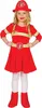 Feuerwehr Kostüm für Mädchen Kleid , Größe:98/104 Produktbild-Vorschau 2
