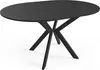 Tavolo da pranzo FURNLUX Leia Black 100cm / Colore Anteprima dell’immagine prodotto 2