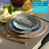 Kuchengabeln aus Edelstahl – 15 cm – Gold – 12er-Pack Produktbild-Vorschau 4
