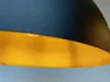 LED Pendelleuchte 2-flammig Industrial Style Schwarz Gold, Produktbild-Vorschau 5