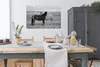MuchoWow® Poster Pferde - Tiere - Porträt - Schwarz-Weiß - Produktbild-Vorschau 3