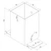 TRIBECCO® Schaukelverbinder Schaukel-Wandverbinder Vierkant Produktbild-Vorschau 3