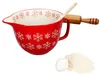 Miska do mieszania ciastek z uchwytem w kształcie płatka Podgląd zdjęcia produktu 2
