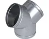 Tuyau de distribution d'air chaud Y 100 mm zingué Voir les images du produit 1
