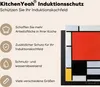 KitchenYeah© Herdabdeckplatte Kunst - Mondrian - Alte Produktbild-Vorschau 5