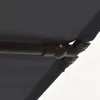 vidaXL Sonnenschirm mit Aluminium-Mast 180x110 cm Schwarz Produktbild-Vorschau 6