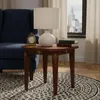 Lampe de table Relaxdays, motif à chevrons, pied en Voir les images du produit 3