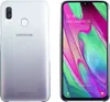 A split image showing the front and back of a Samsung Galaxy A40 smartphone. Náhled obrázku produktu