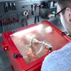 Cabina di sabbiatura AREBOS 90L | accessori per compressore Anteprima dell’immagine prodotto 2