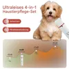 Wiederaufladbarer Tierhaarschneider 4-in-1, Hund & Katzen Produktbild-Vorschau 4