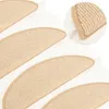 vidaXL Stufenmatten 15 Stk. 56x17x3 cm Creme Halbrund Produktbild-Vorschau 2