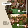 Tapiso Rasenteppich NATURAL Grün Höhe: 6mm Balkon Terrasse Produktbild-Vorschau 7