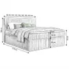 Boxspringbett RALFI 90 x 200 cm (Linke Seit) mit Produktbild-Vorschau 4
