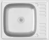 vidaXL Spüle mit Abtropffläche Set Silbern 600x500x155 mm Produktbild-Vorschau 3