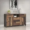 Sideboard CLIF 3 Türen 2 Schubladen Optik: Old Wood Vintage Produktbild-Vorschau 26