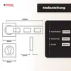 DOMINO Türgriff Drückergarnitur PZ - Profilzylinder Set | Produktbild-Vorschau 7