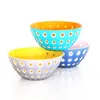 Guzzini Coupe LE MURRINE azur-blanc-orange, D ca. 20 cm Voir les images du produit 5