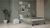 Letto "Lina"- 90 x 190 cm - Grigio chiaro Anteprima dell’immagine prodotto 2