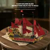 Reobrix 66049 Nave pirata - Set di costruzione a incastro, Anteprima dell’immagine prodotto 4