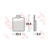 TRW Bremsbelagsatz MCB827SRM Vespa LXV50 C38 Fuoco 500 M61 Produktbild-Vorschau 5