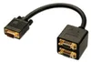 LINDY VGA-Splitterkabel 2 Port 1 x VGA St. an 2x VGA Kupp. Produktbild-Vorschau 1