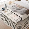 Kinderbed 140x200 cm, beige, gestoffeerd huisbed met Productafbeelding-voorbeeld 20
