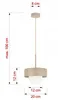 Luxolar - LED Pendelleuchte Beige-Grau G9 15W - Hängelampe Produktbild-Vorschau 7