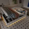 Schlafsofa mit Bettfunktion, Stauraum und LED-Beleuchtung Produktbild-Vorschau 3