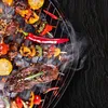 Barbecue au charbon de bois, chariot de barbecue avec Voir les images du produit 5