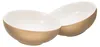 CreaTable, 25848, Golden Days Weiss, Müslischalen 2-tlg, Produktbild-Vorschau 1