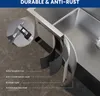 CECIPA Küchenspüle Edelstahlspüle mit 1 Becken mit Produktbild-Vorschau 6
